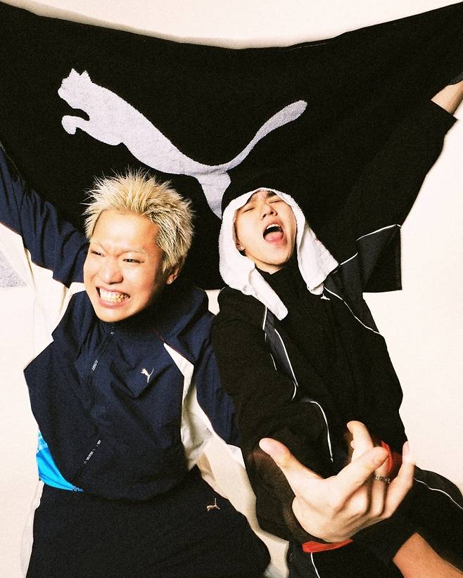 제프리화이트(좌), 라프산두(우). 푸마