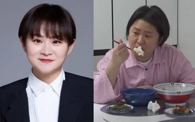 다이어트 성공 10여 년 만에 요요가 온 김신영(오른쪽). 체중 관리의 어려움을 보여준다. 사진=미디어랩시소, MBC '나 혼자 산다'