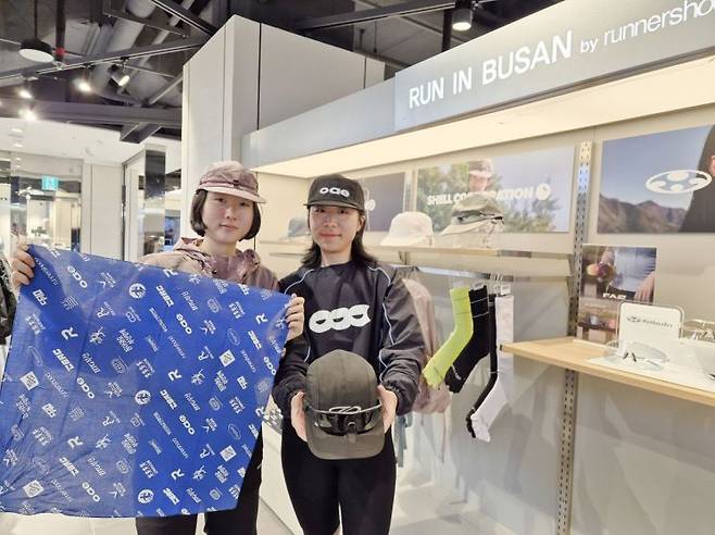 런 인 부산 팝업스토어. 롯데백화점 제공