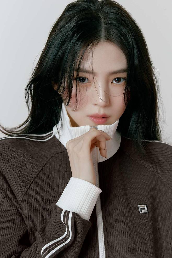 휠라(FILA) 글로벌 앰배서더인 배우 한소희. 휠라 제공