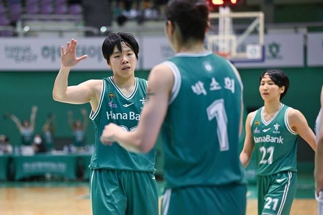 플레이오프 1차전에서 큰 존재감을 뽐낸 진안. 사진=WKBL 제공