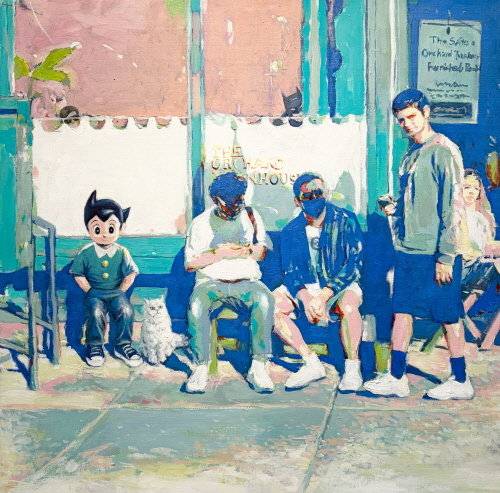 김호봉_Others, passing by 22, Oil on Linen, 20x20 inch, 2025