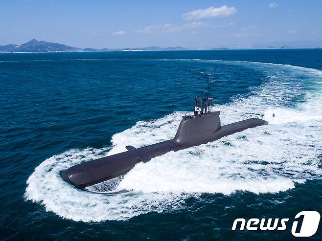 장보고-Ⅱ급(214급) 잠수함인 '홍범도함'. (방위사업청 제공) 2018.1.19 ⓒ 뉴스1 DB