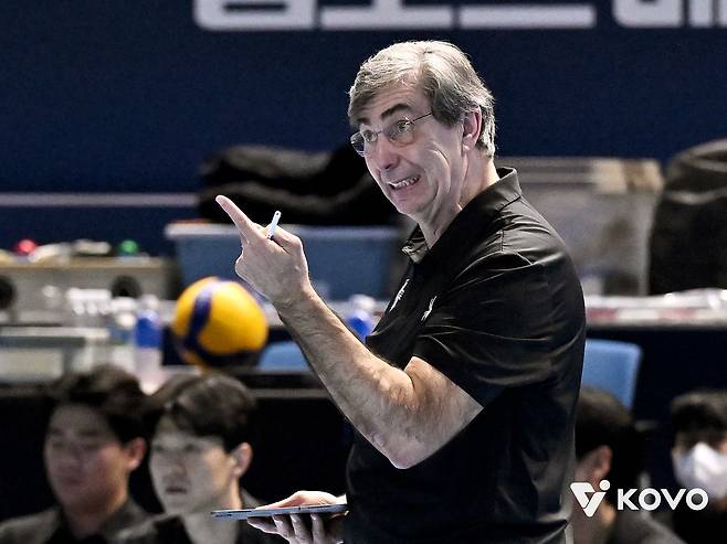 필립 블랑 현대캐피탈 감독. 사진 한국배구연맹