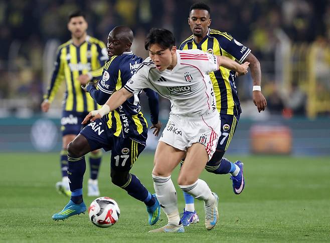 튀르키예 베식타시 공격수 오현규. 로이터=연합뉴스