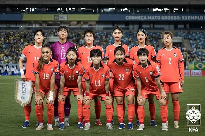 한국 여자축구대표팀(대한축구협회 제공)