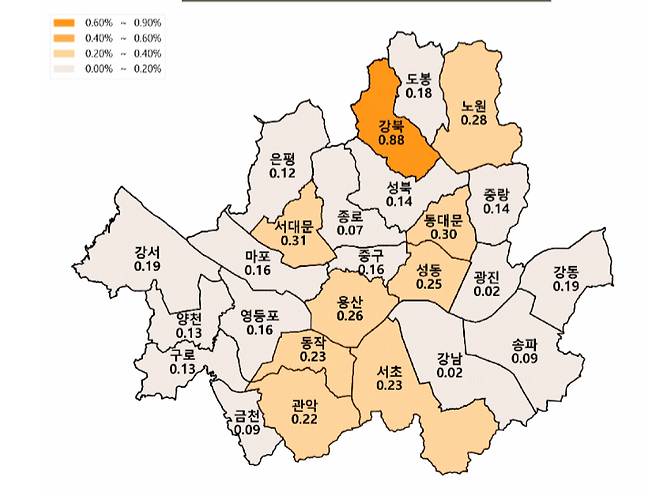 아파트 전세가격 동향/사진제공=KB부동산