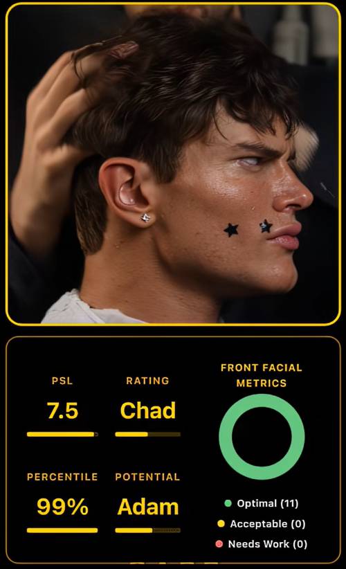 외모를 수치화하고 등급을 매긴 모습/사진=틱톡