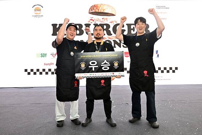 2026 코리아버거챔피언십(KBC) 1위 제스티살룬 팀. 사진 제공=삼성웰스토리