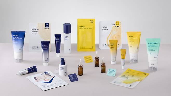 ▲토니모리의 서브 브랜드 '본셉'의 스킨케어 제품 이미지.사진=토니모리