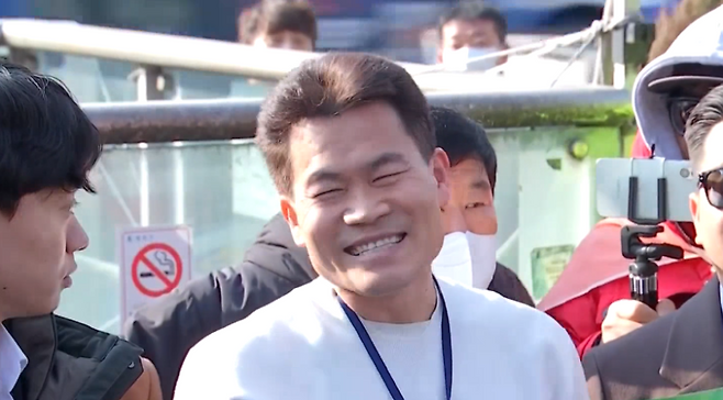 유튜버 전한길 씨. (SBS 캡쳐)