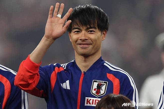 일본 축구대표팀 공격수 미토마 카오루. /AFPBBNews=뉴스1