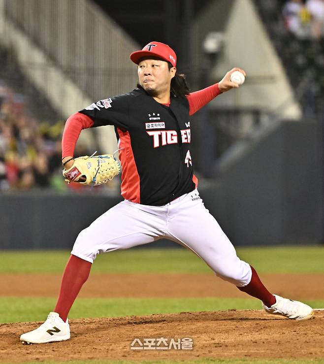 KIA 김범수. 박진업 기자 upandup@sportsseoul.com