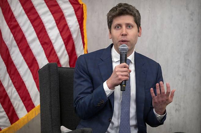 샘 올트먼 오픈AI 최고경영자(CEO). AP연합뉴스