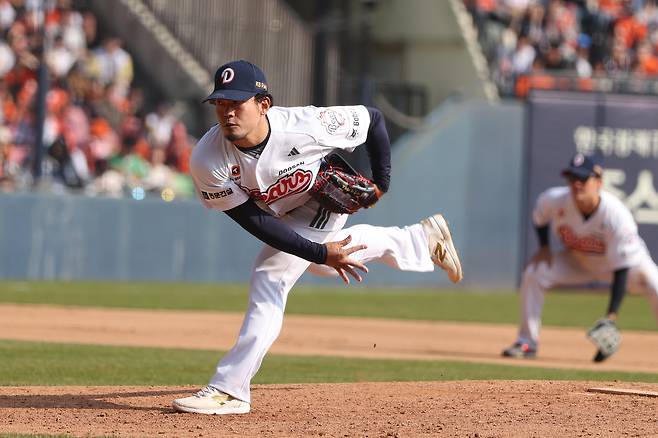 두산 타무라 이치로. 두산베어스 제공