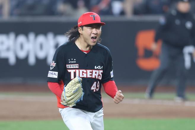 KIA 타이거즈 불펜 투수 김범수. /사진=KIA 타이거즈 제공