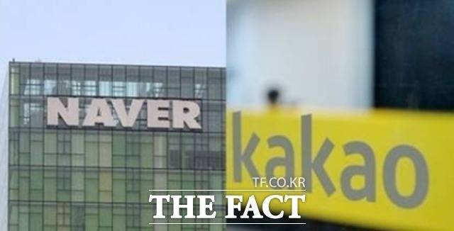 네이버와 카카오가 올해 1분기 본업에 인공지능(AI)을 결합해 역대 분기 최대 실적을 달성할 전망이다. /더팩트DB