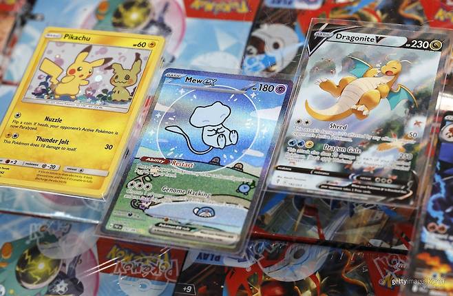 수천만 원대 가치로 평가된 포켓몬 희귀 카드가 화제를 모으고 있다. 사진은 기사와 직접 관련 없는 포켓몬 카드 이미지. 사진=게티이미지
