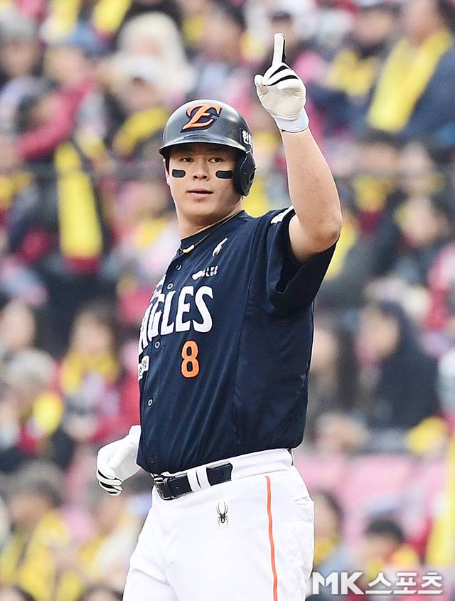 노시환은 빠르게 반등하며 1군에 복귀할 수 있을까. 사진=김영구 기자