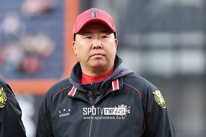 ▲ 김범수를 영입해 달라고 요청한 이범호 감독의 구상은 지금까지는 순조롭게 흘러가고 있다 ⓒ곽혜미 기자