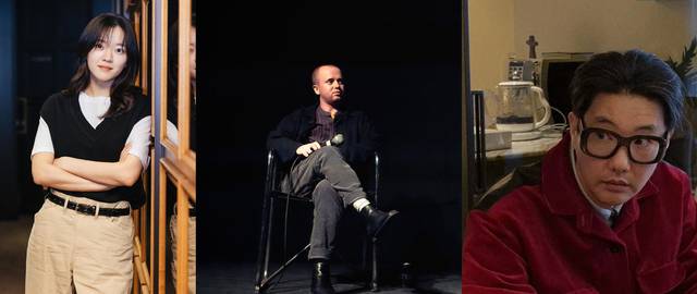 한국 단편경쟁 심사위원 △ (왼쪽부터)배우 고아성, 프로그래머 대니얼 터너, 이원석 감독/ 사진=전주국제영화제 제공