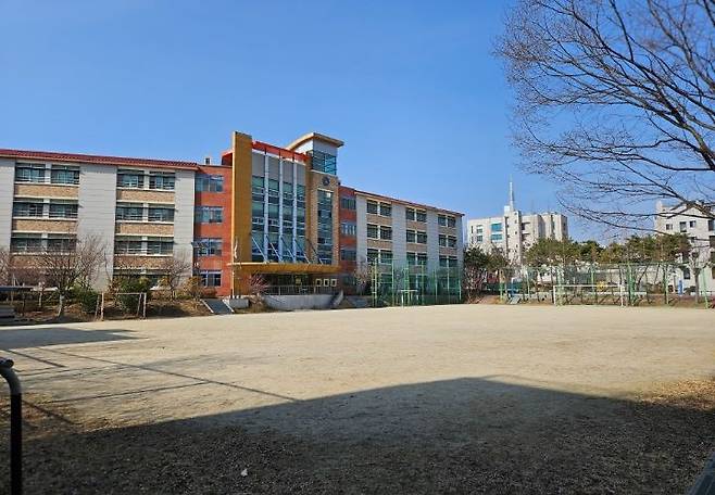 익산 부천중학교 전경 (본인 촬영)
