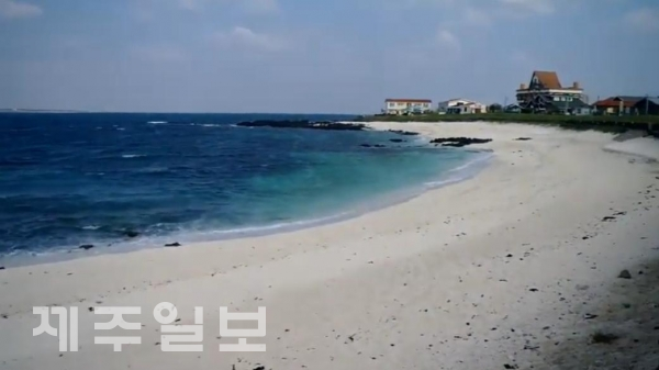 천연기념물 제438호인 제주 우도 홍조단괴 해빈은 국내에서 유일하게 해빈퇴적물이 홍조단괴로만 이루어진 해빈이다. 제주일보 자료사진