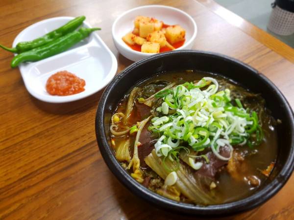 용문해장국의 '해장국'. /사진=다이어리알