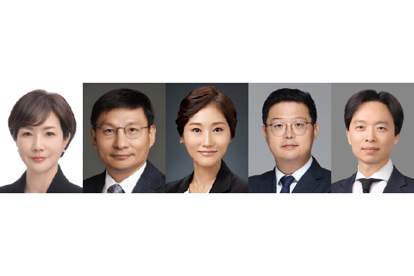 (왼쪽부터)하담미·김흥석·오주연·조현희·명노광 변호사.