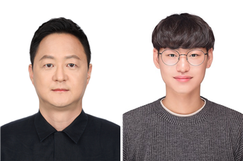 카이스트 뇌인지과학과 백세범 석좌교수(왼쪽)와 천정환 석사. 카이스트 제공
