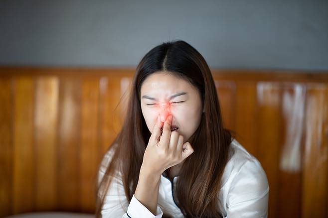 코막힘은 단순 염증 문제를 넘어 비중격만곡증이나 비강 구조 이상 등 다양한 원인이 복합적으로 작용하는 경우가 적지 않다. /사진=클립아트코리아