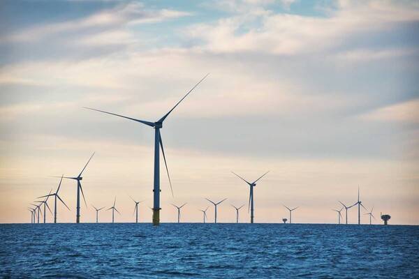 ▲독일 RWE가 영국에 설치한 857MW 규모 트리톤 놀(Triton Knoll) 해상풍력단지.