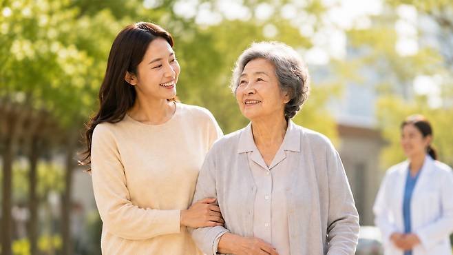 보건복지부는 2월 12일 국가치매관리위원회 심의를 거쳐 '제5차 치매관리종합계획'을 확정 발표했다|출처: ChatGPT 생성