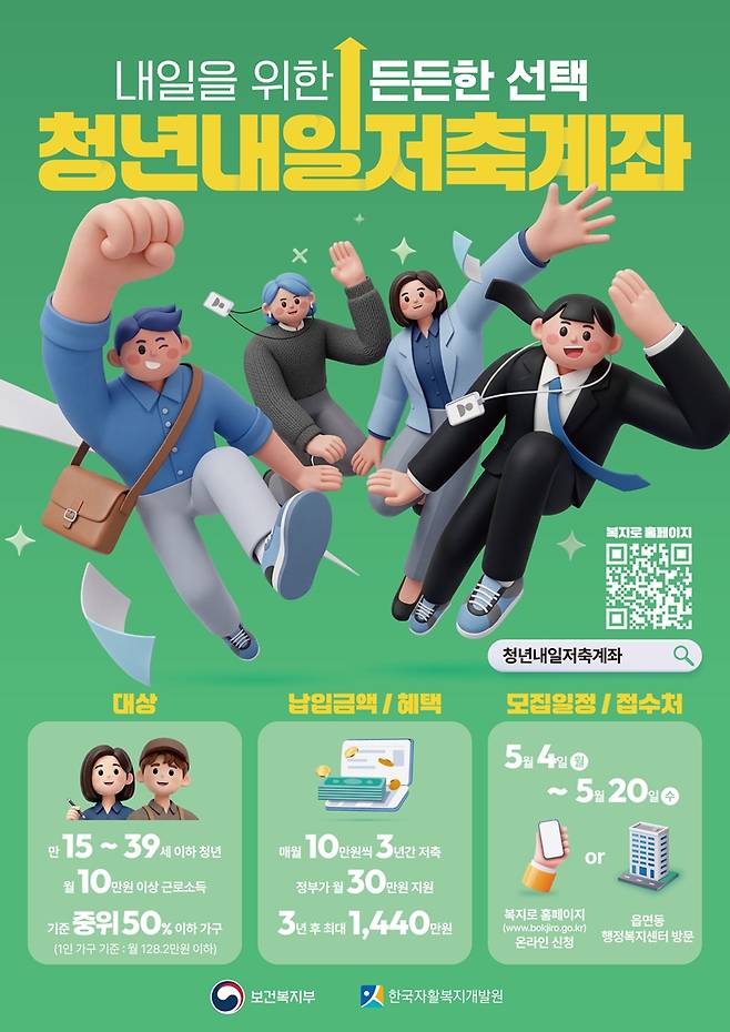 2026년 청년내일저축계좌 신규 참여 모집 포스터 Ⓒ파주시청 제공