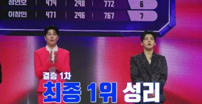 '무명전설'에서 가수 성리가 결승 1차전 1위를 차지했다. / 사진=MBN ‘무명전설'