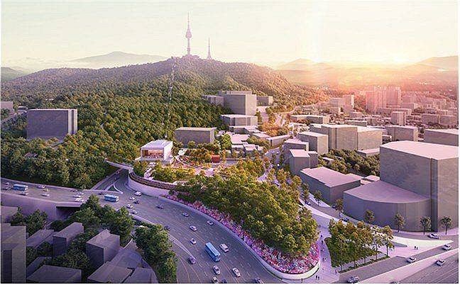 남산 곤돌라 조감도. 연합뉴스