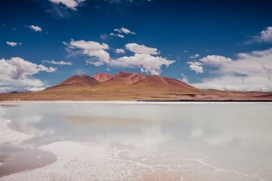 A panoramic view of the Hombre Muerto salt flat in Argentina. / Photo courtesy of POSCO Holdings