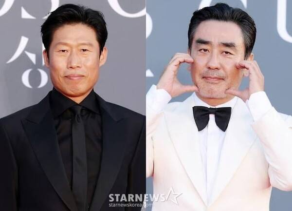 배우 유해진, 류승룡 / 사진=스타뉴스 DB