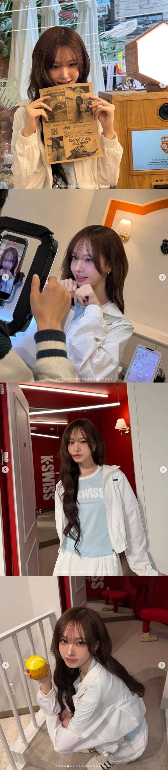 그룹 아이브(IVE)의 멤버 리즈가 독보적인 비주얼과 사랑스러운 매력으로 온라인을 뜨겁게 달궜다./리즈 소셜미디어