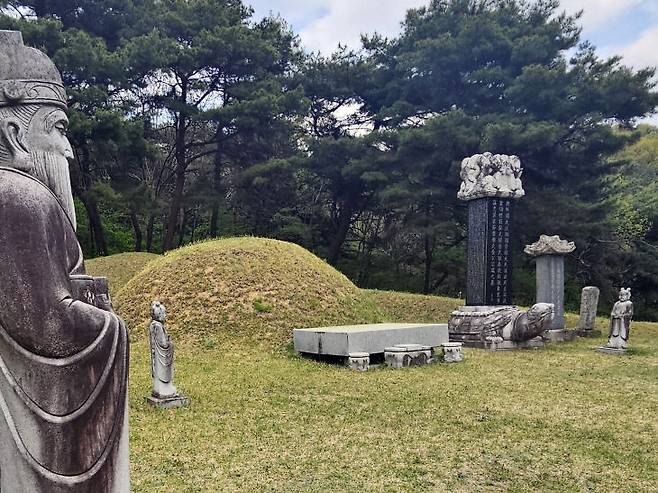 세종시 장군면에 위치한 김종서 장군의 묘. (사진=조선교 기자)