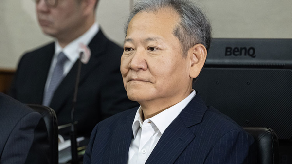 공판 출석한 이상민 전 장관. 연합뉴스