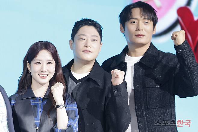 넷플릭스 시리즈 '원더풀스' 제작발표회에 참석한 배우 박은빈, 임성재, 최대훈. 2026.5.12 ⓒ이혜영 기자 lhy@hankooki.com