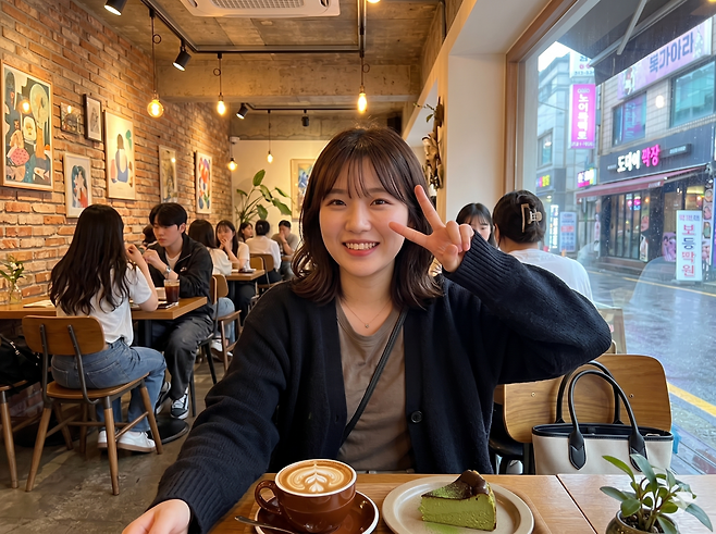 스마트폰 카메라 화질이 높아지고 인공지능(AI) 보정 기술이 정교해지면서, 평범한 브이(V) 포즈 셀카 만으로도 지문이 유출될 수 있다는 경고가 나왔다. 사진은 생성형AI로 제작한 이미지.