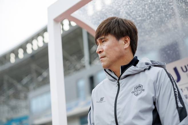 김해 손현준 감독. 사진제공|한국프로축구연맹