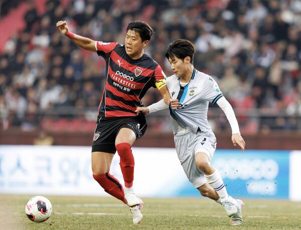 ■매치 오브 라운드 : 상위권 도약 노리는 '인천 vs 포항'.(사진제공=한국프로축구연맹)