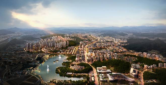 경북도청신도시. <경북개발공사 제공>