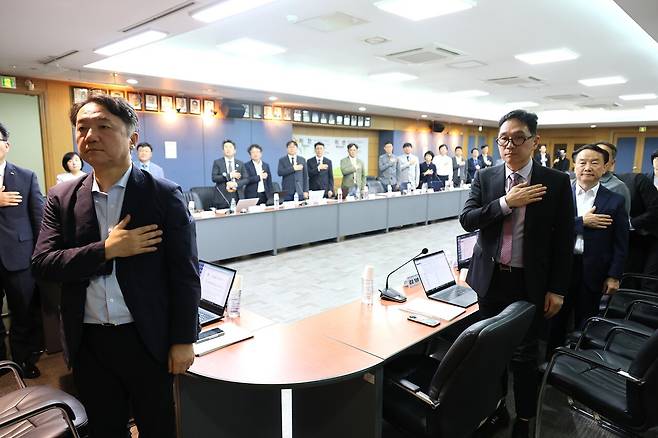치협 이사회 전경 / 사진제공= 치과의사협회