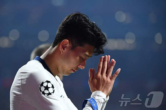 UCL 결승전에 진출했지만 우승하지 못했던 손흥민 ⓒ AFP=뉴스1