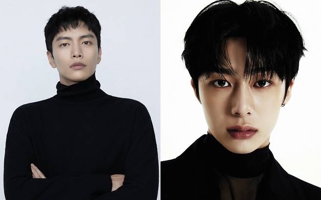 배우 이민기(왼쪽)과 몬스타엑스 형원 / 사진=각 소속사 제공