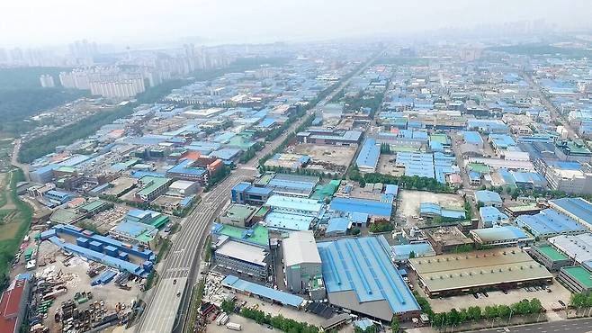 ▲ 인천 남동국가산업단지 전경. /사진제공=남동구